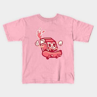 Strawberry Milk Shred Kids T-Shirt